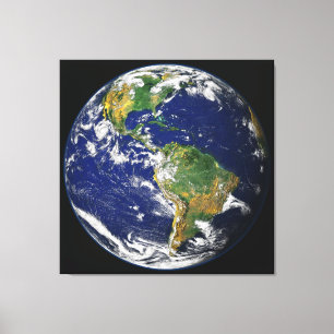 La TERRE de la copie faite sur commande de toile