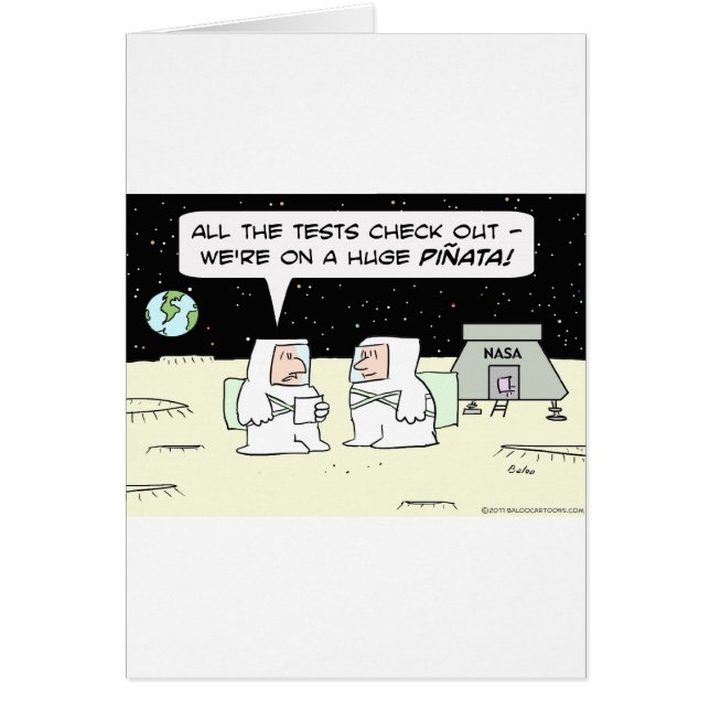 la terre de pinata de lune de la NASA (Devant)