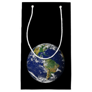 La TERRE de PLANÈTE du petit sac de cadeau de