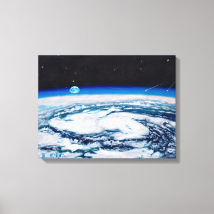 La Terre d'une hauteur de rotation : Toile non rec