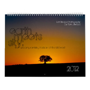La terre rencontre le calendrier de paysage du