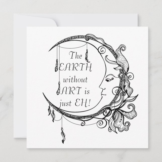 La Terre sans Art juste EH Citation Inspirationnel (Devant)