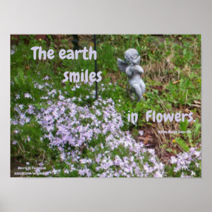 LA TERRE SOURIT DANS LES FLEURS EMERSON POSTER