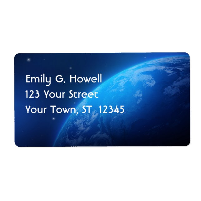 La Terre très Étiquette (Devant)