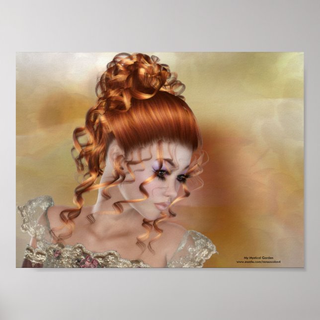 La Tête Rouge - Belle affiche à thème Imaginaire (Devant)