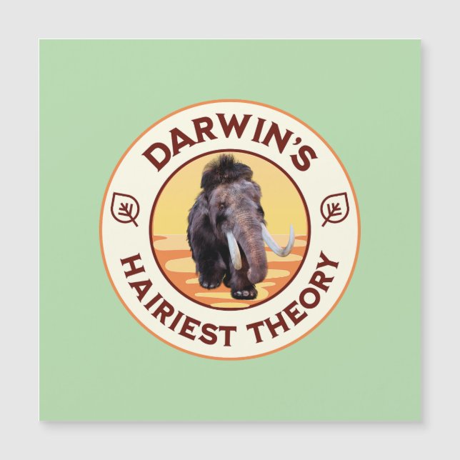 La théorie la plus poilue de Darwin Adorable mammo (Devant)