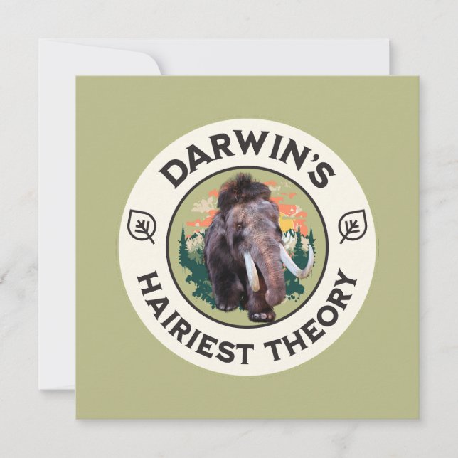 La théorie la plus poilue de Darwin : le mammouth  (Devant)