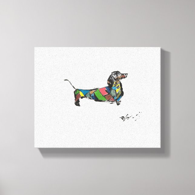 La toile Dachshund (Recto)