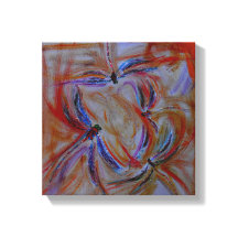 la toile de dragonflies abstraites de rassemblemen