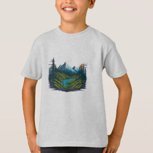 La toile de la nature : T-shirt Pittoresque séréni