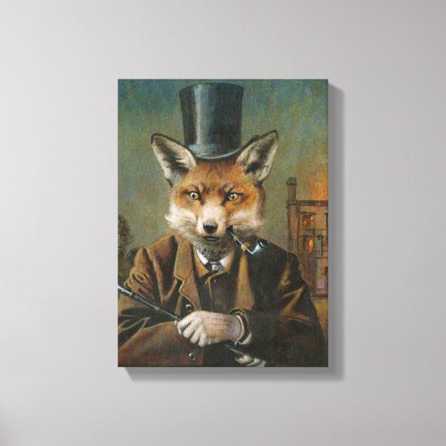 La Toile Enveloppée Dapper Fox (Recto)