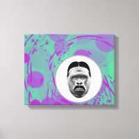 La Toile Enveloppée De Gorille