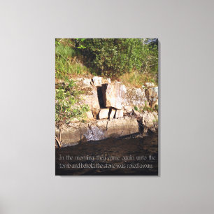 La Tombe de Jésus toile Imprimer