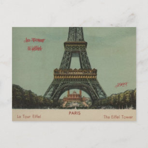 la Tour Eiffel, 1928 - Carte postale