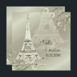 LA TOUR EIFFEL TOWE WEDDING INVITATIONS<br><div class="desc">PixDezines La Tour Eiffel et tourbillonne sur un arrière - plan imitant métallique amovible.  Nous vous recommandons LUXE SHIMMER stock de carte pour ce design. 
DO-IT-YOURSELF arrière - plans et polices de caractères; copier coller n'importe quel élément.  

Copyright © 2008-2016 PixDezines.com™ et PixDezines™ sur zazzle.com. Tous droits réservés.</div>