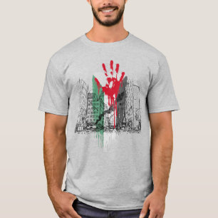 La Tragédie de Gaza - T-Shirt de Solidarité Palest