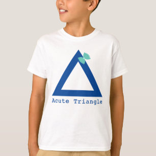 La triangle aiguë badine le T-shirt