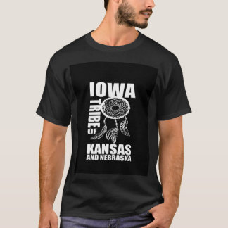 La tribu Iowa du Kansas et le T-shirt graphique Ne