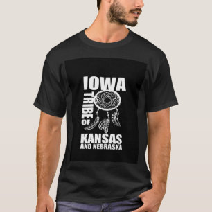La tribu Iowa du Kansas et le T-shirt graphique Ne