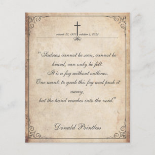 La tristesse ne peut pas être vue - Funeral Vintag