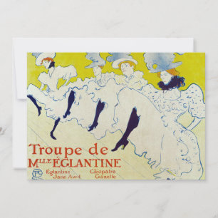 La Troupe de Mlle Eglantine par Toulouse Lautrec