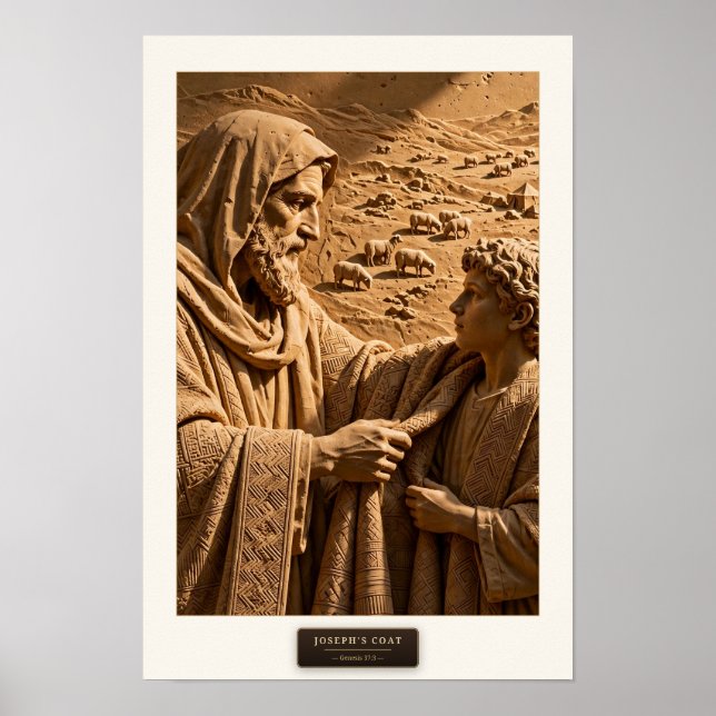 La tunique de Joseph — Affiche Sculptée des Écritu (Devant)