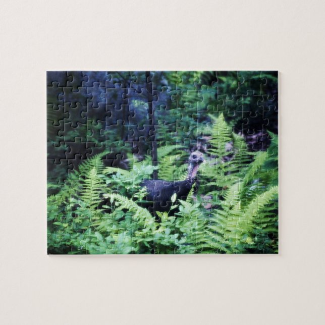 La Turquie mère au puzzle des fougères (Horizontal)