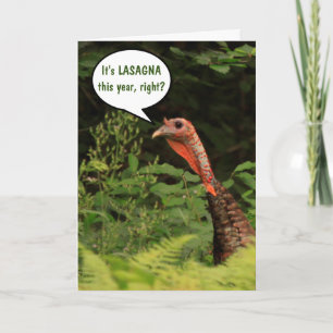 La Turquie veut une carte d'action de grâces Lasag