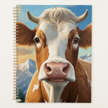 La vache dans les montagnes