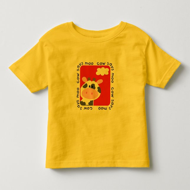 La vache indique des T-shirts et des cadeaux de (Devant)