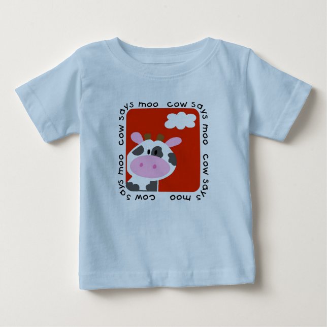 La vache indique des T-shirts et des cadeaux de (Devant)