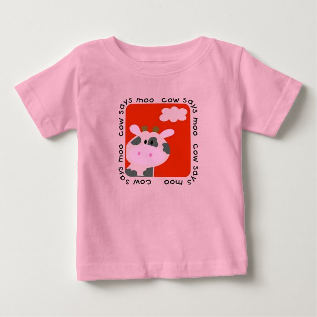 La vache indique des T-shirts et des cadeaux de (Devant)