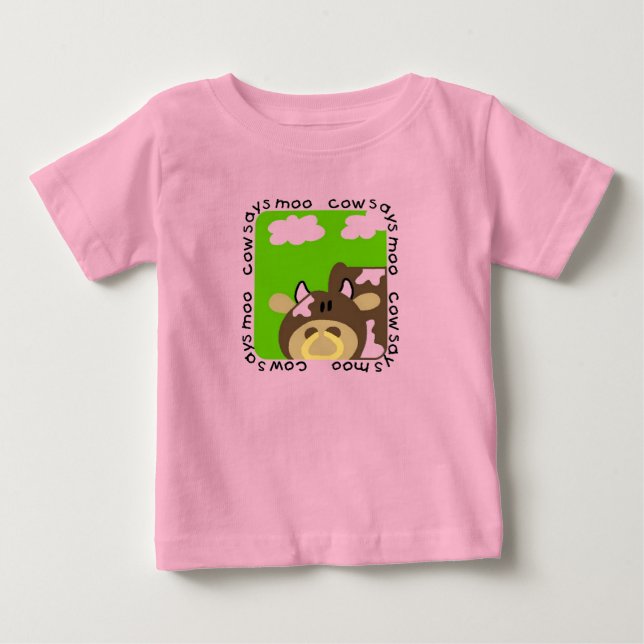 La vache indique des T-shirts et des cadeaux de (Devant)
