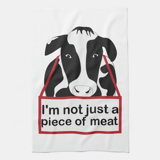 La vache, pas seulement la viande, la serviette de (Vertical)