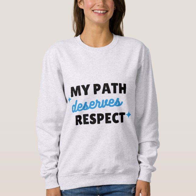 La Valeur d'une Femme – Sweatshirt (Devant)