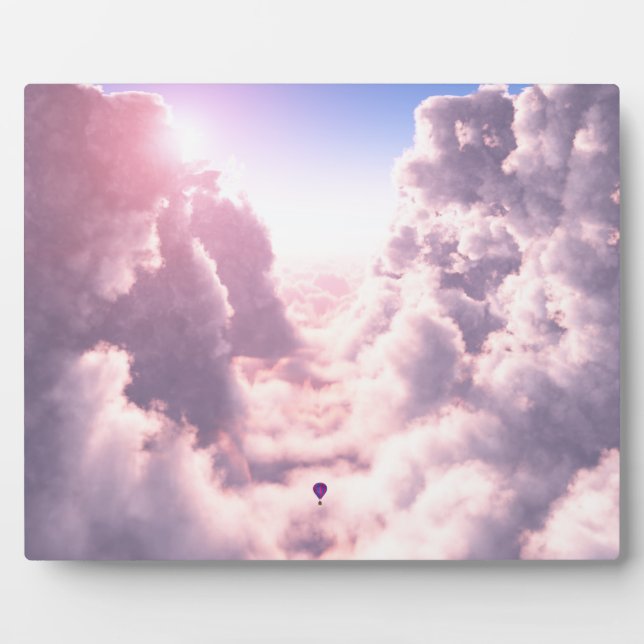 La Vallée dans la Plaque Photo des Nuages (Devant)