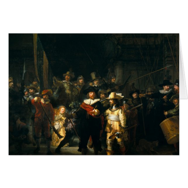 La Veille de la nuit - Rembrandt (Devant Horizontal)