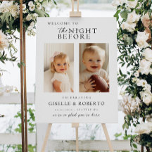 La veille, Dîner de répétition Mariage Bienvenue