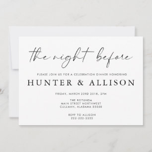 La veille Invitation