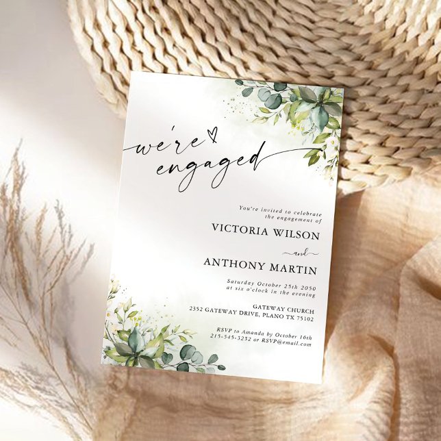 La verdure Nous sommes engagés Invitation (Créateur téléchargé)