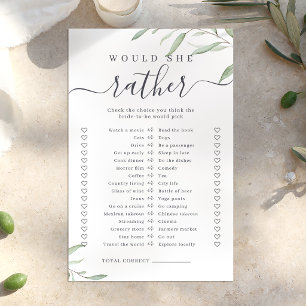La verdure plutôt que jeu de baby shower pour mari