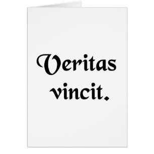 La vérité conquiert