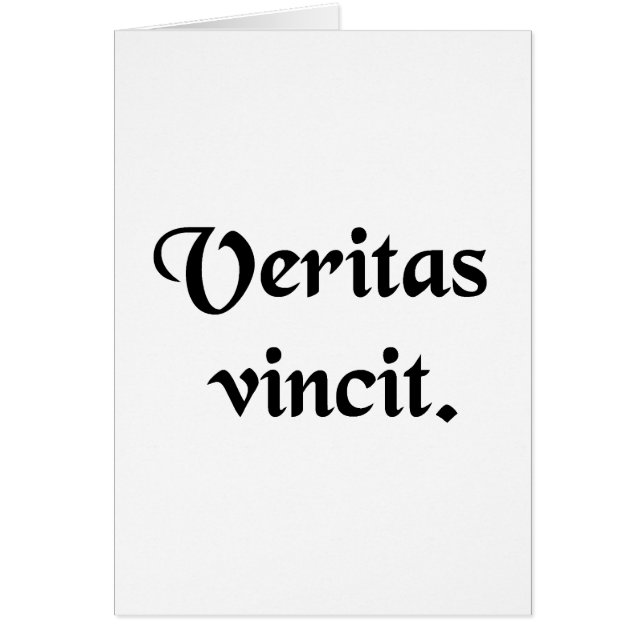 La vérité conquiert (Devant)