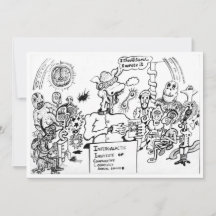 La Vérité Sur La Bible (Caricature) Carte Plat