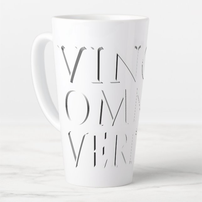 LA VÉRITÉ TRIOMPHE DE TOUT - Mug Light Latte (Angle gauche)