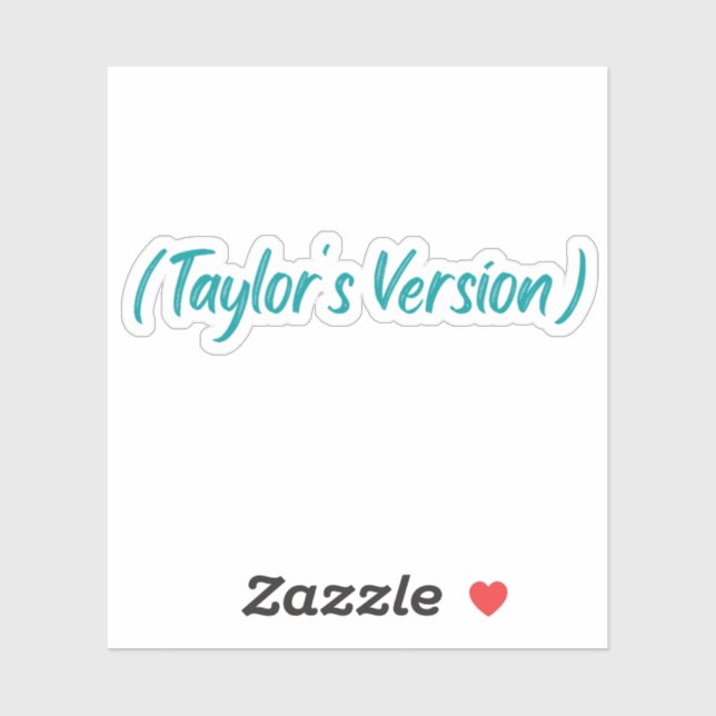 La version de Taylor, autocollants rouges, fearles (Feuille)