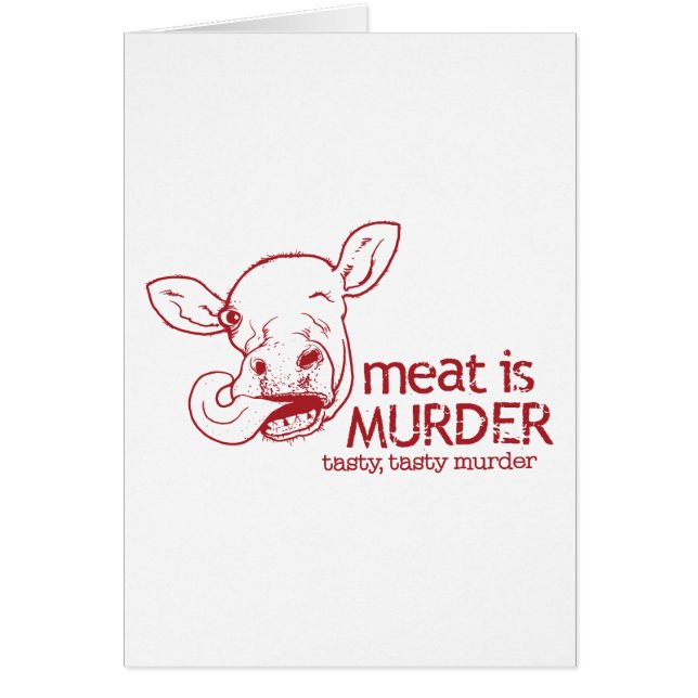 La viande est meurtre (Devant)