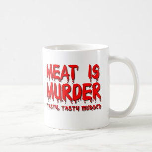La viande est un meurtre Mug drôle Humour