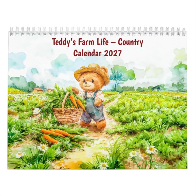 La vie à la ferme de Teddy – Calendrier de campagn (Protection)