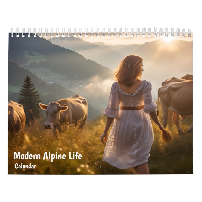 La vie alpine moderne – Calendrier (Protection)